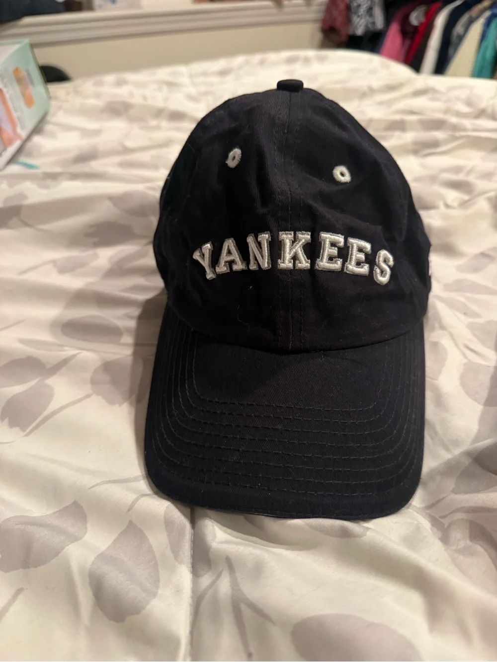 Kids' Yankees Embroidered Navy Baseball Cap